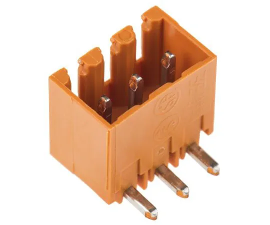 63-7351-07　Weidmüller OMNIMATE SL, 3 Way, 1 Row, Right Angle PCB Header　SL 3.50/02/90G 3.2SN ORBX - 1605080000