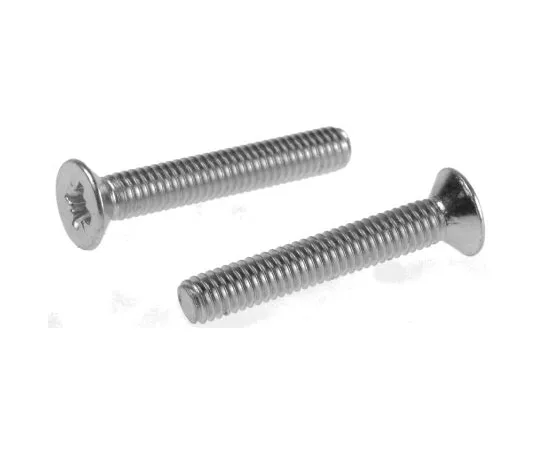63-6701-81　RS PRO, M4 Countersunk Head, 25mm Steel Pozidriv Bright Zinc Plated　553-453