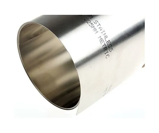 63-6691-99　Steel Shim, 1.25m x 150mm x 0.25mm　518-857