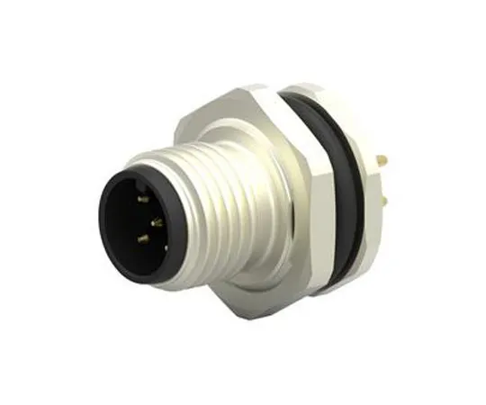 63-7040-81　TE Connectivity M12 Series Panel Mount Connector, 5 contacts Socket　T4140012051-000