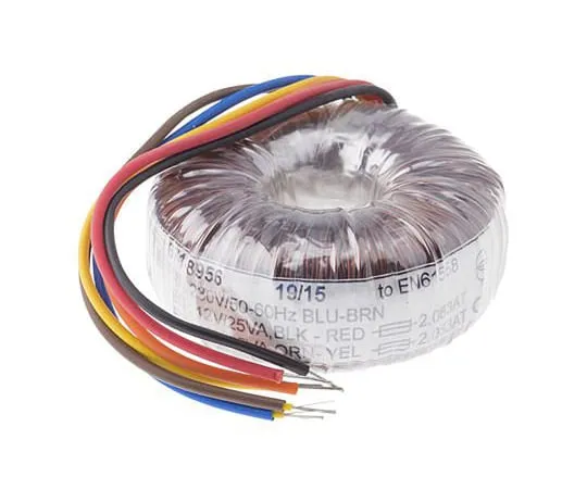 63-6889-53　RS PRO 230V ac, 2 x 30V ac Toroidal Transformer, 500VA 2 Output　123-3993