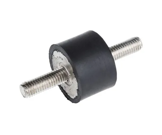 63-7007-03　RS PRO Cylindrical M8 Stainless Steel Anti-Vibration Mount 47.2 Compression Load ,30mm dia. +100°C　126-3912