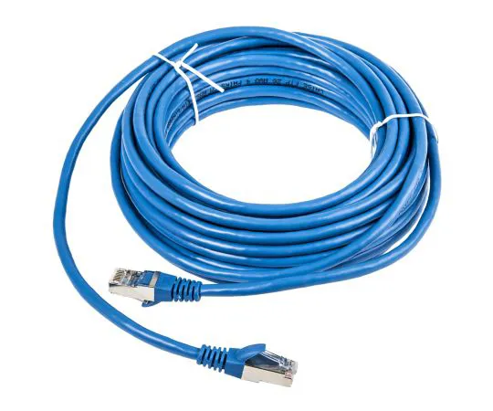 63-6703-77　RS PRO Blue PVC Cat5e Cable F/UTP, 10m Male RJ45/Male RJ45 Terminated　557-054