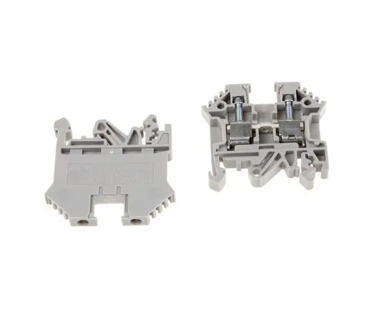 63-6678-94　RS PRO Grey Standard Din Rail Terminal, 0.2 → 4 mm², 0.2 → 4mm², 800 V　501-803