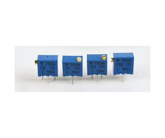 63-7334-69　10kΩ Through Hole Trimmer Potentiometer 0.5W Side Adjust Vishay T93 Series　T93XA103KT20