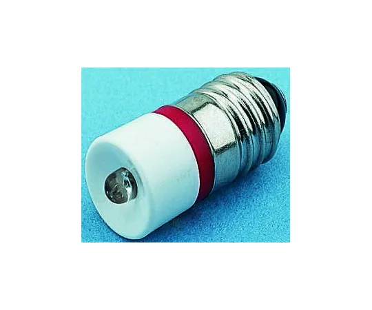 63-6582-18　LED Reflector Bulb, E10, Red, Single Chip, 10mm dia., 28V ac/dc　204-827