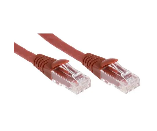 63-6703-15　RS PRO Red Cat6 Cable, U/UTP, Male RJ45/Male RJ45, Terminated, 2m　556-663