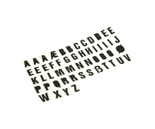 63-6690-15　RS PRO Black Lettering Label, 30mm　514-802