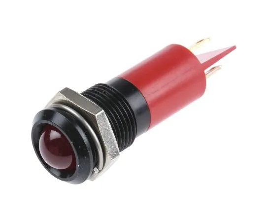 63-6587-02　RS PRO Red Indicator, 24 V dc, 14mm Mounting Hole Size, Solder Tab Termination　210-866