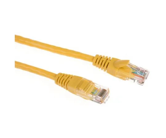 63-6704-13　RS PRO Yellow PVC Cat5e Cable U/UTP, 3m Male RJ45/Male RJ45 Terminated　557-288