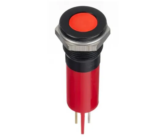 63-6950-41　RS PRO Red Indicator, 220 V ac, 12mm Mounting Hole Size, Faston, Solder Lug Termination, IP67　124-6400