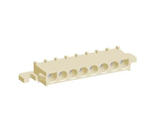 63-6938-96　Socket for Board Connection Maiten Lock 8 Pole 6.35 mm 1 Row Right Angle　1969816-1