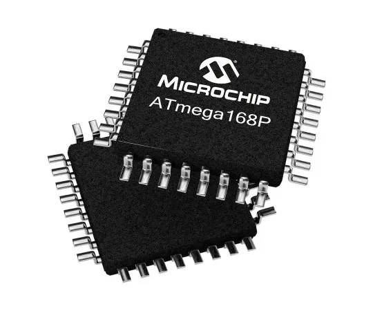 63-7015-35　Microchip Technology ATMEGA168PV-10AU, 8bit AVR Microcontroller, 10MHz, 16 kB Flash, 32-Pin TQFP　ATMEGA168PV-10AU
