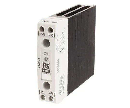 63-6789-95　RS PRO 30 A SP Solid State Relay, DIN Rail, 530 Vrms Maximum Load　121-3896
