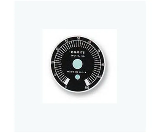 63-7000-05　Arcol Ohmite Rheostat Dial, For Use With G Model, H Model, J Model, K Model, L Model　5000E