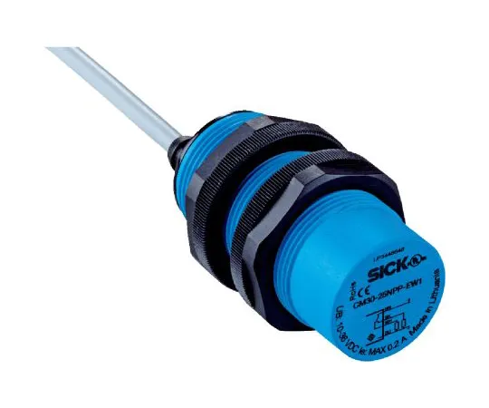 63-7014-17　Sick Capacitive sensor 25 mm length 81mm PNP-NO/NC supply voltage 10 → 36 V dc IP68, IP69K　CM30-25NPP-EW1