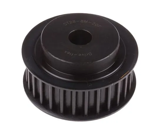 63-6573-94　RS PRO Timing Belt Pulley, Steel 20mm Belt Width x 8mm Pitch, 28 Tooth　183-934