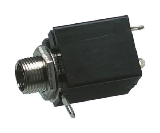 63-7342-53　Lumberg 6.35 mm Chassis Mount Stereo Jack Jack Socket, 3-Pole Pole, 2A　KLBP 3