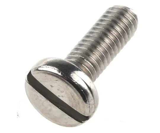 63-6575-95　RS PRO, M4 Pan Head, 12mm Stainless Steel Slot A4 316 Plain　189-383