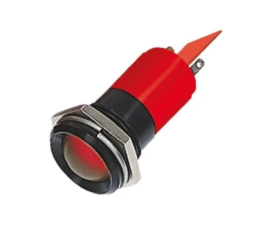 63-6586-11　RS PRO Red Indicator, 24 V ac/dc, 22mm Mounting Hole Size, Solder Tab Termination　209-793