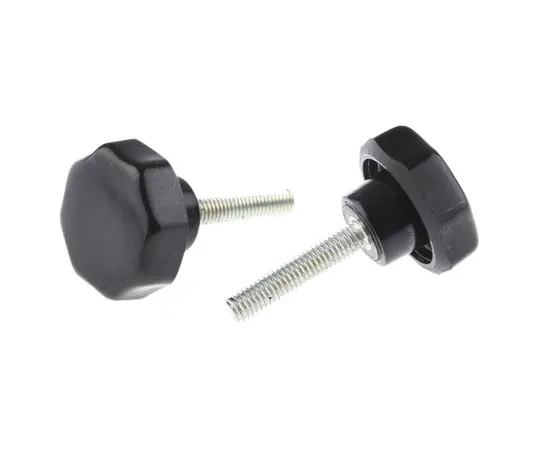 63-6717-14　RS PRO Black Multiple Lobes Clamping Knob, M6　686-109