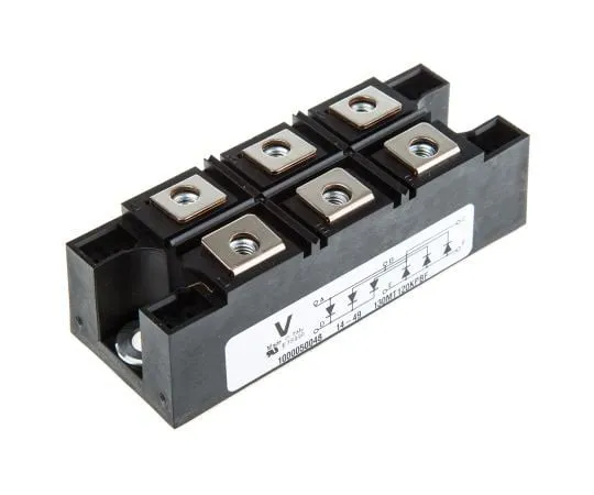 63-7353-61　Vishay VS-130MT120KPBF, 3-phase Bridge Rectifier Module, 160A 1200V, 6-Pin INT-A-PAK　VS-130MT120KPBF