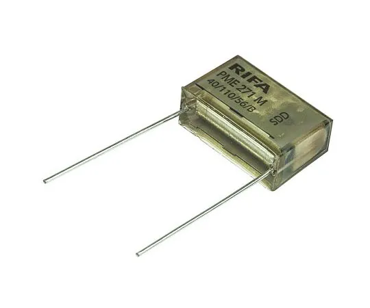 63-7352-61　KEMET Paper Capacitor 150nF 275V ac ±10% Tolerance PME271M Through Hole +110°C　PME271M615KR30