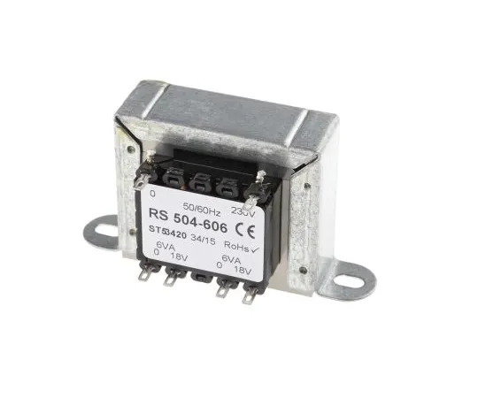 63-6680-57　RS PRO 12VA 2 Output Chassis Mounting Transformer, 18V ac　504-606