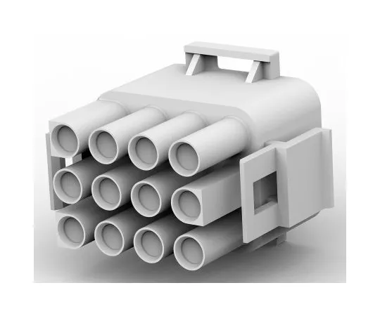 63-6690-32　Connector Housing Male 12 Pole 3 Rows 6.35 mm Maiten Lock　350735-4