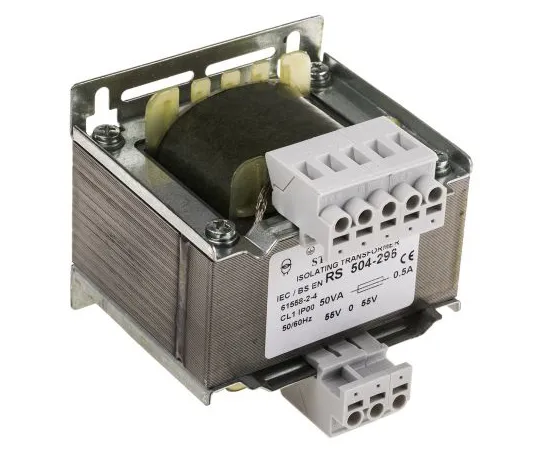 63-6680-22　RS PRO 50VA Isolating Transformer, 230 V ac, 245 V ac, 400 V ac, 415 V ac Primary 1 x, ±55V ac Secondary　504-296