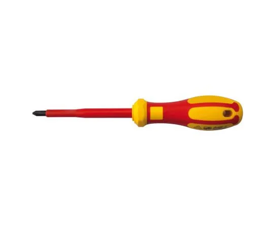 63-6979-08　RS Pro, VDE 1000V Approved Phillips Insulated Screwdriver PH2 Tip 100 mm Chrome Vanadium Molybdenum Steel　125-3085