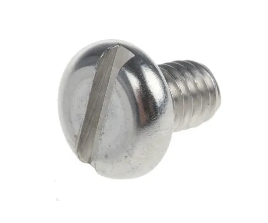 63-6575-92　RS PRO, M4 Pan Head, 6mm Stainless Steel Slot A4 316 Plain　189-355