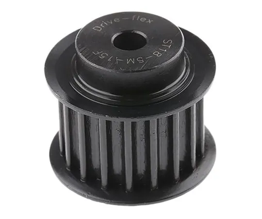 63-6574-35　RS PRO Timing Belt Pulley, Steel 15mm Belt Width x 5mm Pitch, 18 Tooth　184-319