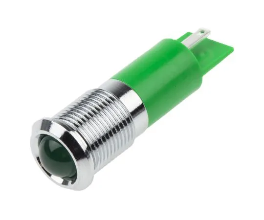 63-6583-99　RS PRO Green Indicator, 24 V ac/dc, 14mm Mounting Hole Size, Tab Termination, IP67　207-157
