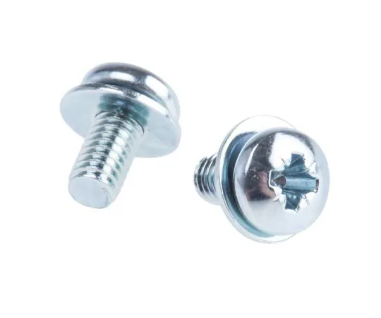 63-6611-72　RS PRO M3 x 6mm Zinc Plated Steel Pan Head Sems Screw, Plain Washer　278-821