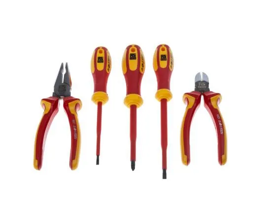 63-6979-19　RS Pro 5 Piece Insulated Pliers and Screwdriver Set　125-3096