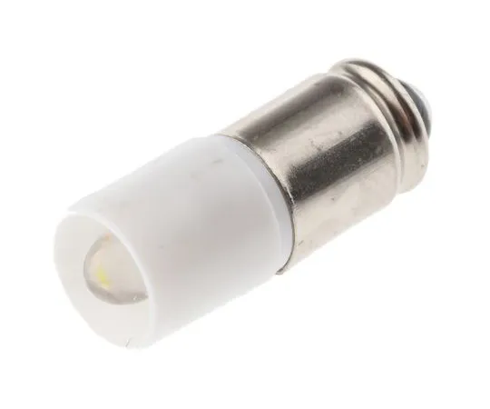 63-6583-96　LED Reflector Bulb, Midget Groove, White, Single Chip, 6mm dia., 28V ac/dc　207-141