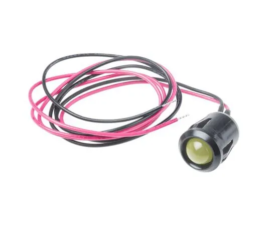 63-6581-89　RS PRO Yellow Indicator, 12 V dc, 14mm Mounting Hole Size, Lead Wires Termination　204-439
