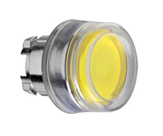 63-7038-69　Schneider Electric Harmony XB4 Series, Yellow Push Button Head, Spring Return, 22mm Cutout　ZB4BW583