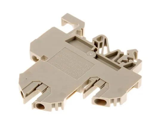 63-6731-74　RS PRO Brown Double Level Terminal Block, 22 → 12 AWG, 0.5 → 4mm², 500 V　815-701
