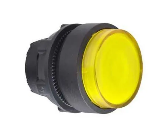 63-7038-82　Schneider Electric Harmony XB5 Series, Yellow Push Button Head, Spring Return, 22mm Cutout　ZB5AW183