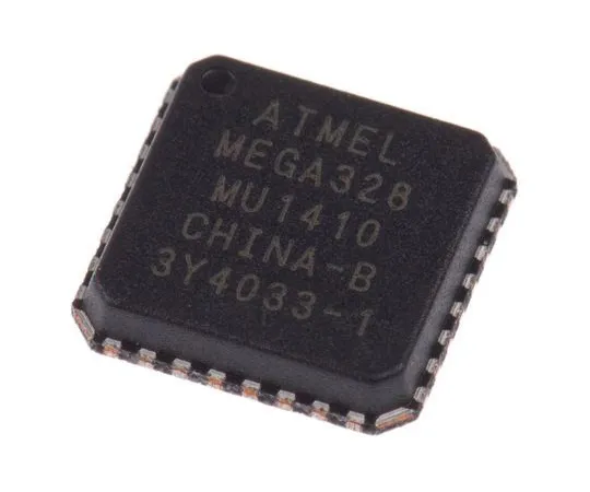 63-7021-88　Microchip Technology ATMEGA328-MU, 8bit AVR Microcontroller, 20MHz, 32 kB Flash, 32-Pin QFN/MLF　ATMEGA328-MU