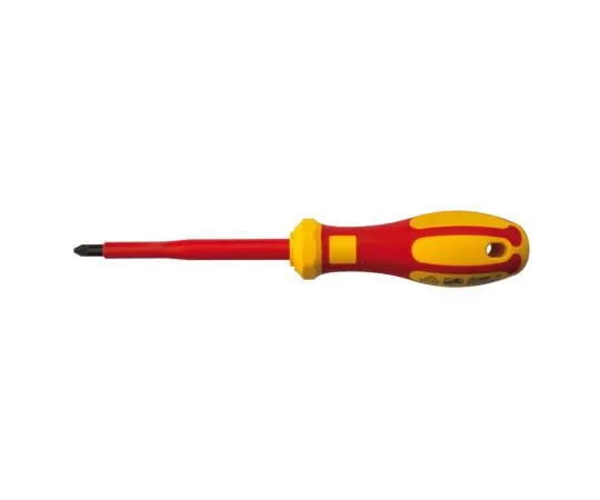 63-6979-11　RS Pro, VDE 1000V Approved Pozidriv; Slotted Insulated Screwdriver MOD1 Tip 80 mm Chrome Vanadium Molybdenum Steel　125-3088