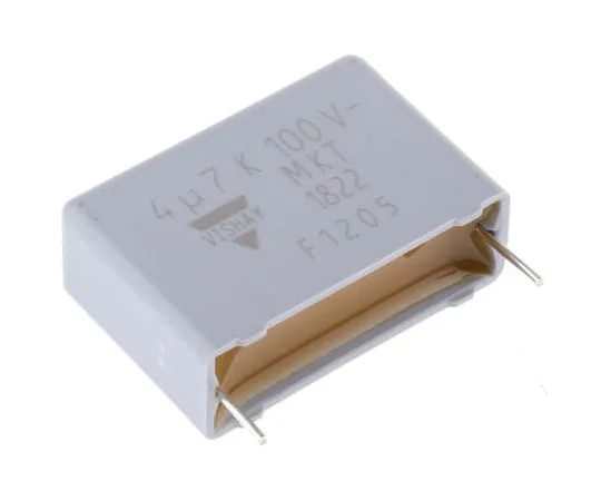 63-7346-44　Vishay 4.7μF Polyester Capacitor PET 63 V ac, 100 V dc ±10% MKT 1822 Series Through Hole　MKT1822547015