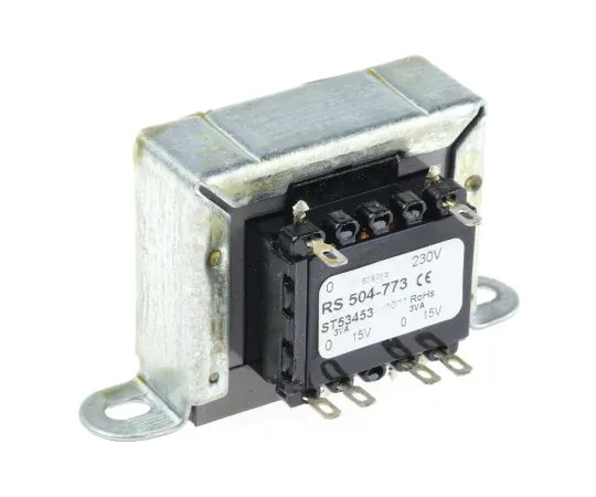 63-6680-84　RS PRO 6VA 2 Output Chassis Mounting Transformer, 15V ac　504-773