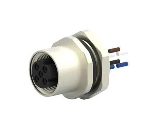 63-7041-45　TE Connectivity, T417 Series, Straight M12 to Unterminated Industrial Automation Cable Assembly, 5 Core 220mm Cable　T4171310005-001