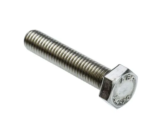 63-6576-49　Plain Stainless Steel Hex, Hex Bolt, M8 x 40mm　190-305