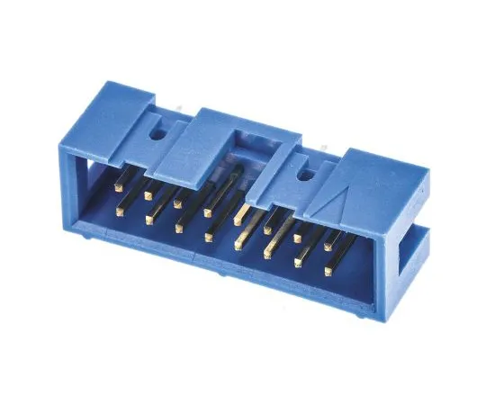 63-6654-81　Header-amplifier latches for connecting boards 16 poles 2.54 mm 2 rows straight　2-1761603-6