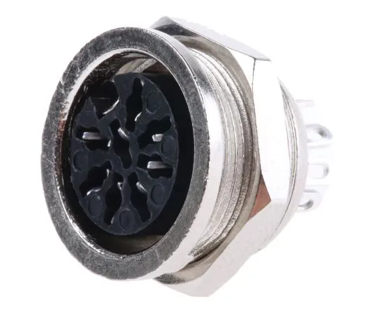 63-6674-37　RS PRO 8 Pole Din Socket, 4A, 100 V ac　490-995