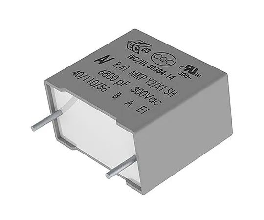 63-7002-63　KEMET 100nF Polypropylene Capacitor PP 300V ac ±10% Tolerance Through Hole R41 Series　R413N310040M1K